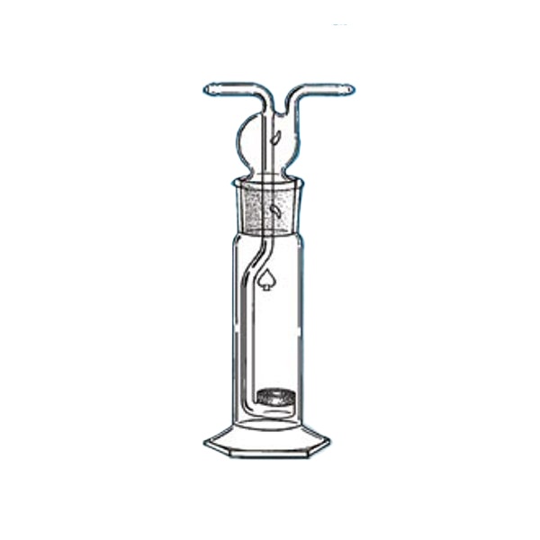 Ace Glass 500ml Complete Gas Washing Bottle, Porosity A 7164-22