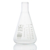 Globe Scientific 1000mL Erlenmeyer Flask, Globe Glass, Heavy Duty, Narrow Mouth, Dual 8431000