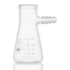 Globe Scientific 25mL Flask, Filter, Globe Glass, Dual Graduations BOX/6 8450025