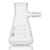 Globe Scientific 50mL Flask, Filter, Globe Glass, Dual Graduations BOX/6 8450050