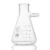 Globe Scientific 125mL Flask, Filter, Globe Glass, Dual Graduations BOX/6 8450125