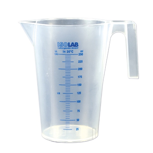 1pc Plastic Measuring Cup, PP Measuring Cup With Spout And Handle