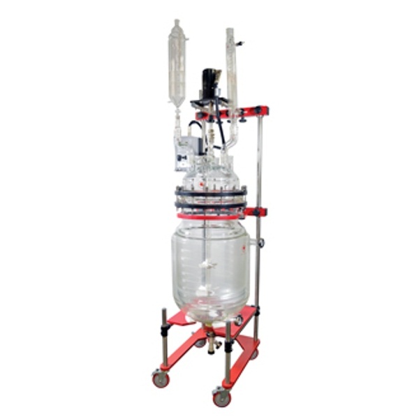 Ace Glass 10L Jacketed Reactor Base System For Flange Mounted Motors ...