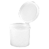 Dynalon 1oz PE Container with Flat Hinged Lid 226254-1000 (CS/100)
