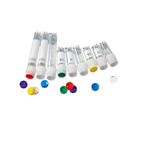 Nest Cap Insert For Cryogenic Vial, Blue, Regular External Threaded ...