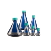 Nest 125 mL PC Conical Erlenmeyer Flasks, Flat Bottom, Seal Caps, Sterile, 1/Pk, 24/Cs 781101