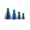 Nest 125 mL PC Conical Erlenmeyer Flasks, with Baffles, Seal Caps, Sterile, 1/Pk, 24/Cs 781201