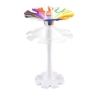 Veegee Scientific Assorted/Clear Universal Carousel Pipette Stand 120499