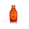 Foxx Life Sciences Borosil Amber Reagent Bottles, Plain, Graduated 250 mL, 19/26, CS/10 1509021