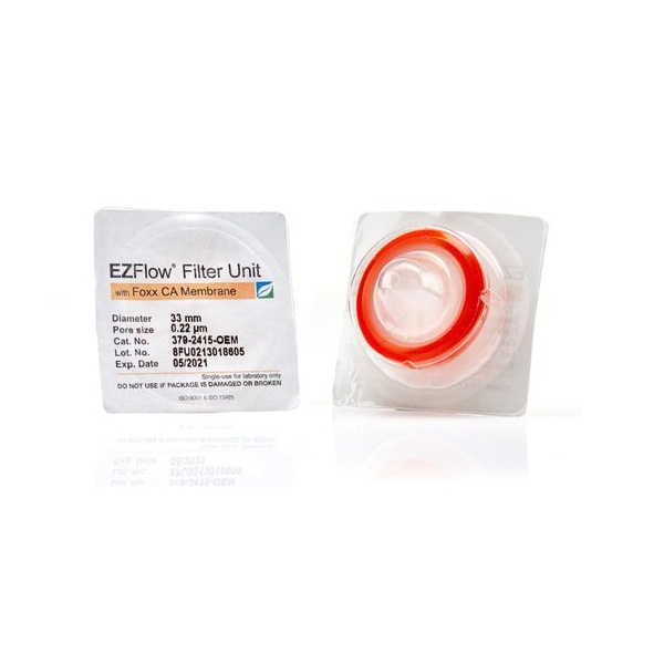 EZFlow Membrane Disc Filter, PES, 0.22µm, 90mm, Non-Sterile, 25/pk - Shopfls