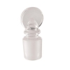 Foxx Life Sciences Borosil Stoppers, Glass, Clear, Pennyhead, Solid, 55/54, CS/20 8100055