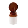 Foxx Life Sciences Borosil Stoppers, Glass, Amber, Pennyhead, Solid, 7/16, CS/20 8400007
