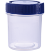 Foxx Life Sciences Abdos Sample Container, (PP)/PE, 120ml, Blue Cap, Bulk, 200/CS P40103B