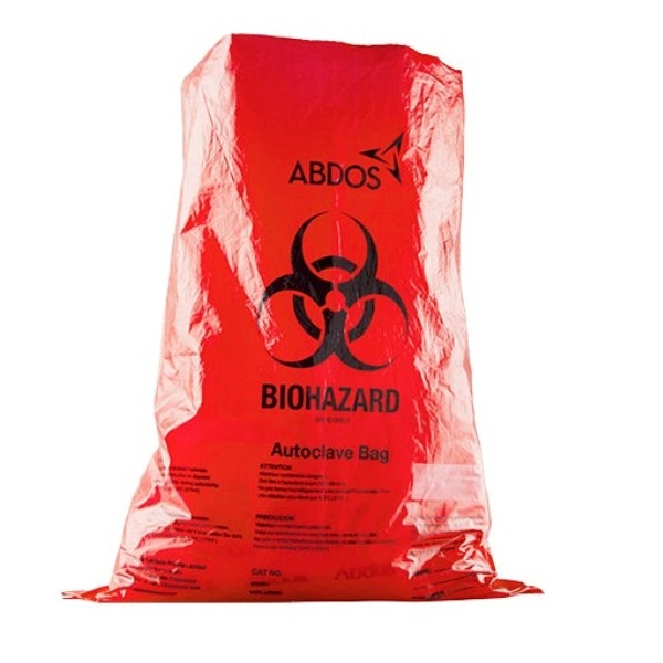 Medical Products Autoclavable Bags - 25x35 Inch Red Polypropylene Sterilization Bags