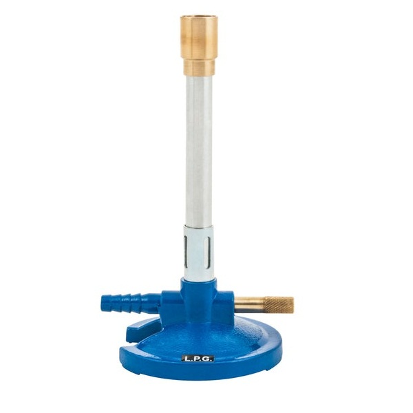 Eisco Premium Bunsen Burner with Flame Stabilizer and Gas Adjustment ...