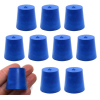 Eisco 10PK Neoprene Stoppers, Solid - ASTM - Size: #4 - 20mm Bottom, 26mm Top, 25mm Length CH0321G