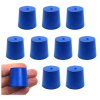 Eisco 10PK Neoprene Stoppers, Solid - ASTM - Size: #5 - 23mm Bottom, 27mm Top, 25mm Length CH0321H