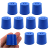 Eisco 10PK Neoprene Stoppers, Solid - ASTM - Size: #5.5 24mm Bottom, 28mm Top, 25mm Length CH0321I
