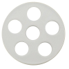 Eisco Desiccator Plate with Holes, Porcelain, 15cm (5.5") Diameter - Eisco Labs CH0360A