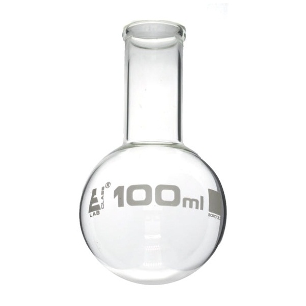 Quickfit Mittelhals-Rundkolben Aus Borosilikatglas Kapazität: 50 Ml