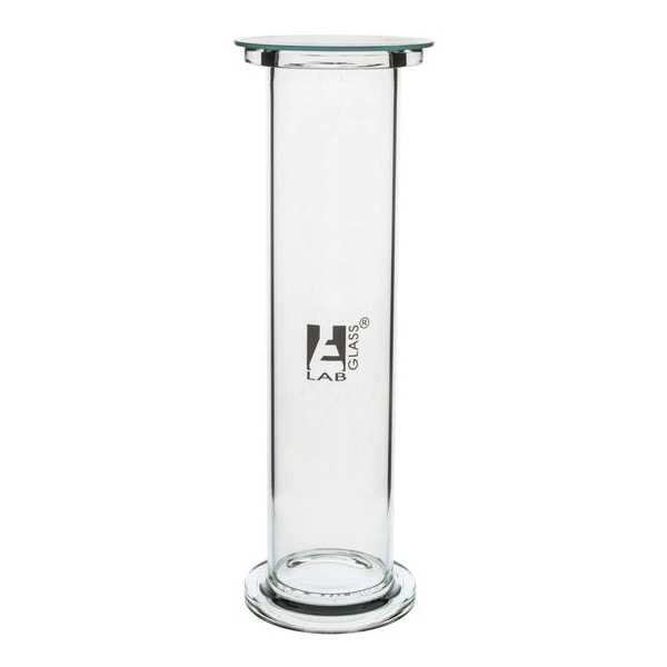 Eisco Gas Jar, 20cm x 5cm - Borosilicate Glass - Heavy Foot & Ground ...