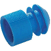 Kartell 11-13mm Blue LDPE Test Tube Stopper 276145-000B (CS/1000)