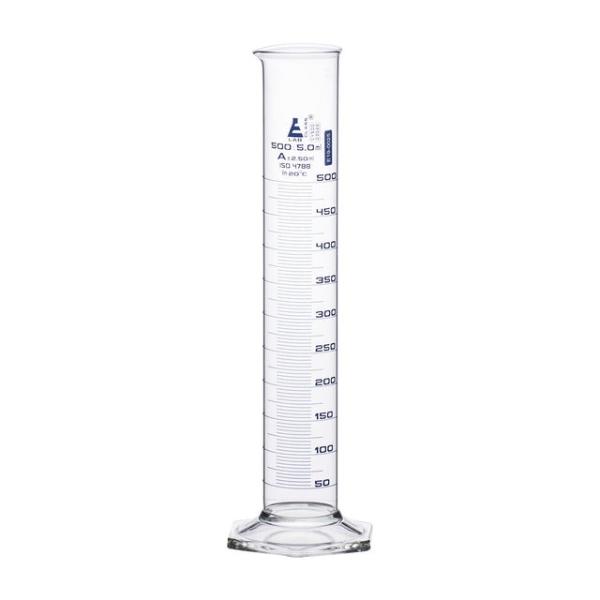 Eisco Graduated Cylinder, 500mL - Class A (Includes Calibration ...