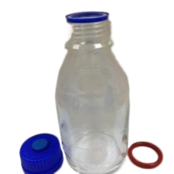 Bellco 500mL Anaerobic Culture Bottle w/ PP Screw Cap and Stopper, 6 ...