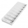 Bellco Chamber Slide Tray - White, 6/Case 2291-67000