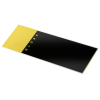 Globe Scientific Microscope Slides, Glass, 25 x 75mm, 90° Yellow Frosted Cs/1440 1304Y-144