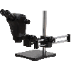 Leica IVESTA 3 Stereo Microscope with Dual Arm Ball Bearing Boom Stand