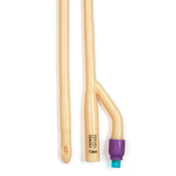 Dynarex Foley Catheters, 22 Fr, 30 cc, 10/cs 4962