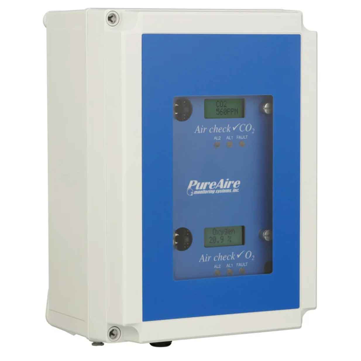 PureAireWater-Resistant Sample Draw Dual Oxygen (0-25%) and Carbon ...