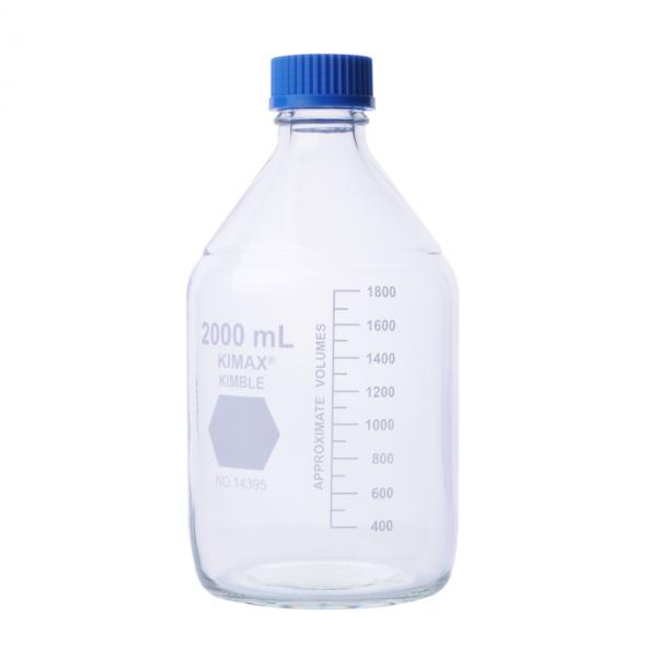 DWK Life Sciences 2000 mL Kimble GL45 Media Bottles, With Cap, Cs/4 ...