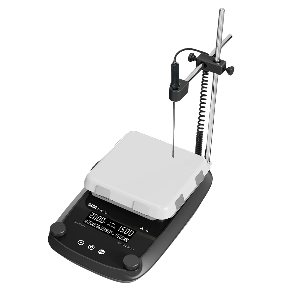 Df Lab Dlab DMS7-550M LCD Glass Ceramic Heating Magnetic Stirrer with Timer ...