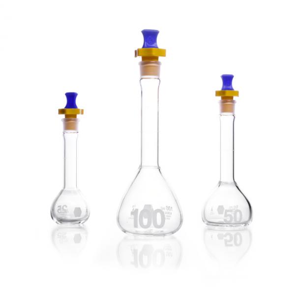 Ten Rib Flask DWK Life Sciences 10 mL Kimble Kimax Volumetric Flask, Class A, Heavy ...