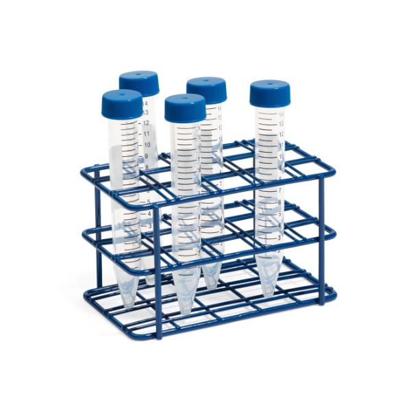 United Scientific Coated Wire Rack, 15 mL Centrifuge Tubes, 15 Place ...