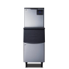 Accucold 350 lb. Commercial Ice Machine With Stainless Steel Bin BIM352KBIN