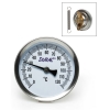 Durac Bi-Metallic Surface Temperature Thermometer; 0/120C, 64MM Dial, Single Thin Spring