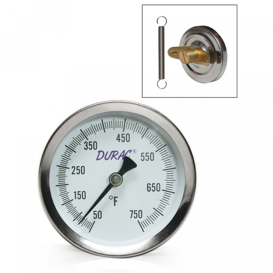 H-B Instrument Durac Bi-Metallic Surface Temperature Thermometers