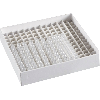 Heathrow Cardboard Cryogenic Freezer Box, 0.2mL Tube, White 120220