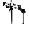 SMS20-19-NB Heavy Duty Ball Bearing Boom Stand for Nikon Stereo Microscopes without Base