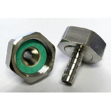 Julabo Adapters G1 1/4" Female to Barbed Fitting for Tubing 1/2" Inner Dia. Model # 8890044 (Pair)