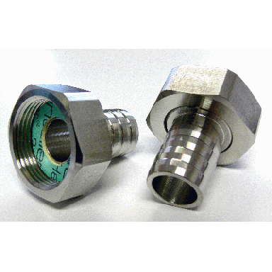 Julabo Adapters G1 1/4" Female to Barbed Fitting for Tubing 1" Inner Dia. Model # 8890046 (Pair)