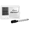 Heathrow Lab Alert Timer with Whiteboard and Pen, White 120365