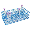 Heathrow Coated Wire Tube Rack 10-13mm 9x12 Format, Blue 120759