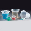 Globe Scientific 5mL Beaker, Four Pour Spout, Disposable, PS, 1000/Box
