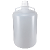 Carboys, Round with Handles, LDPE, White PP Screwcap, 50 Liter #7250050