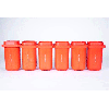 Drucker Diagnostics Orange Carrier, 100 mm 4-Place, Pack of 6