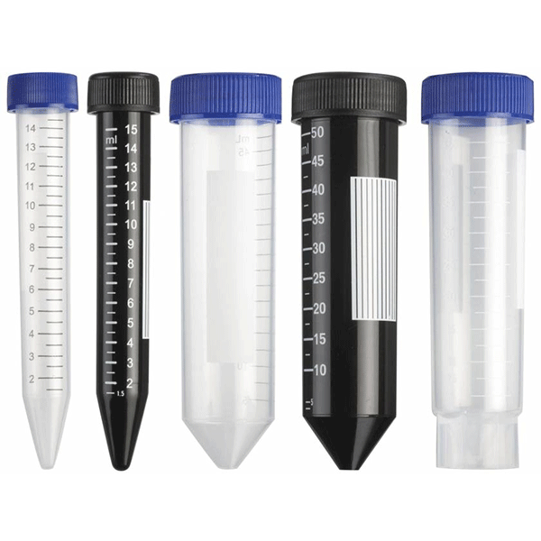 Heathrow Conical Tube 15mL Bulk Wrap Sterile, Black HS4428 Lab ...